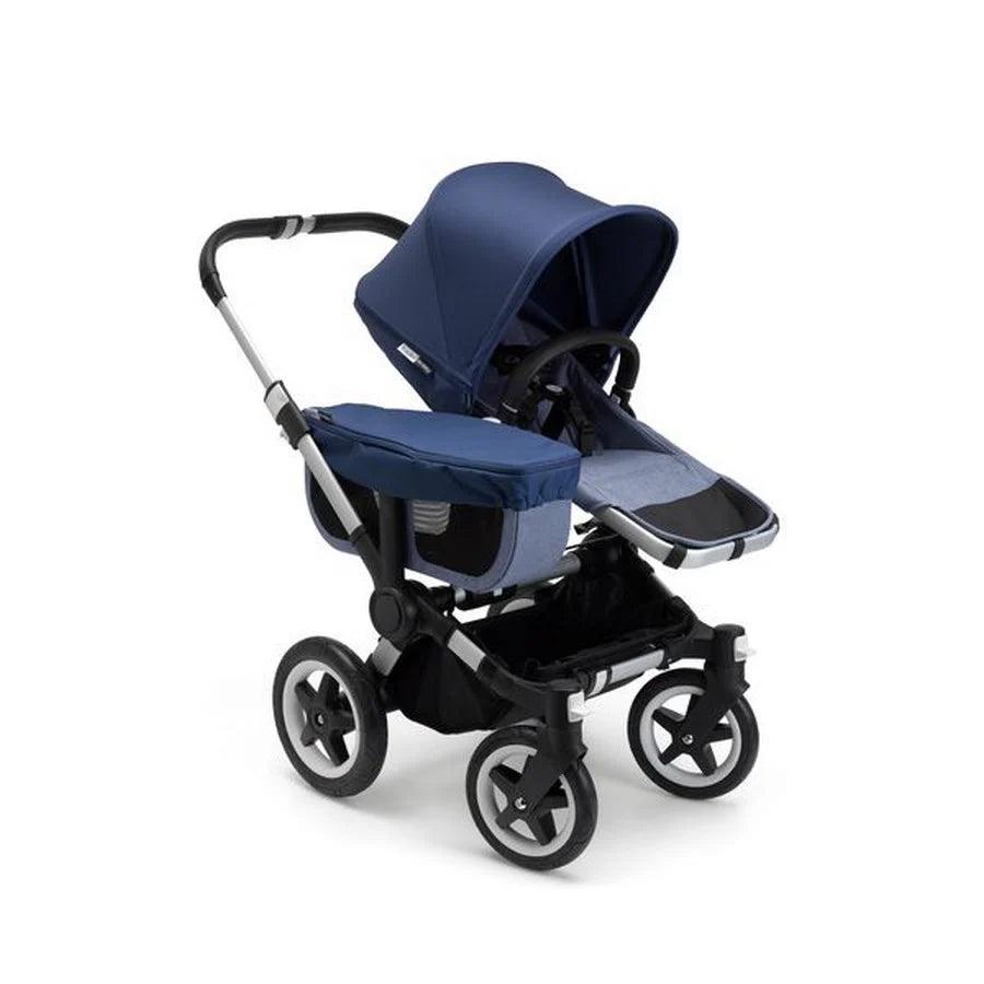 B-Ware Bugaboo Donkey2 Mono Complete Kinderwagen Kombi-Kinderwagen Blue Melange
