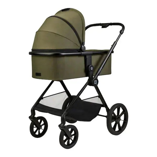B-Ware Moon Clikk Kombikinderwagen Buggy Kinderwagen Moosgrün Melange Faltbar Leicht