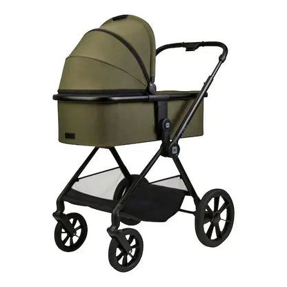 B-Ware Moon Clikk Kombikinderwagen Buggy Kinderwagen Moosgrün Melange Faltbar Leicht