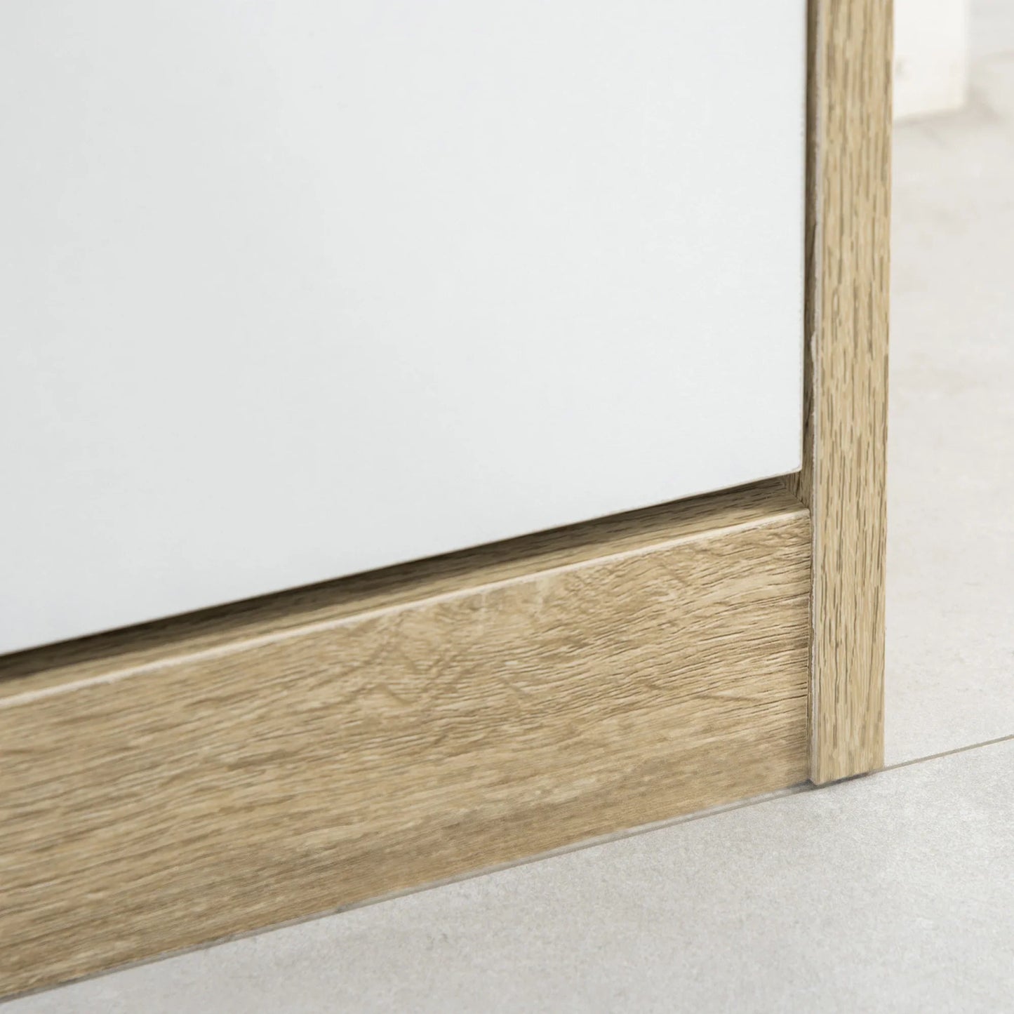 HOMCOM Schuhschrank aus Holz mit 2 Klapptüren und 4 Ablagefächern für 8 Paar Schuhe für Flur, Diele, Schlafzimmer 62,5x26x81 cm Weiß und Natur