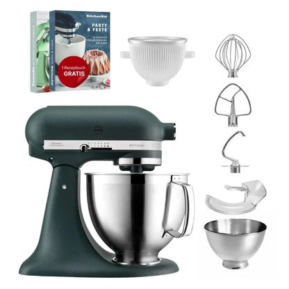 KitchenAid 4,8 L 5KSM185 Artisan Küchenmaschine Icelover Eiszubereiter 5KSMICM
