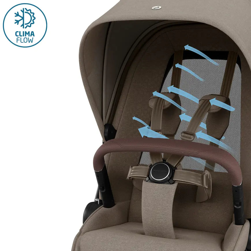 B-Ware Maxi Cosi Premi Fame Gestell Kombikinderwagen Twillic Truffle Kinderwagen