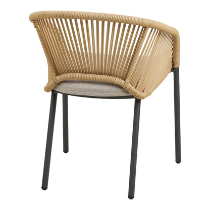 2er Set - Gartenstuhl Veleno in Beige oder Grün