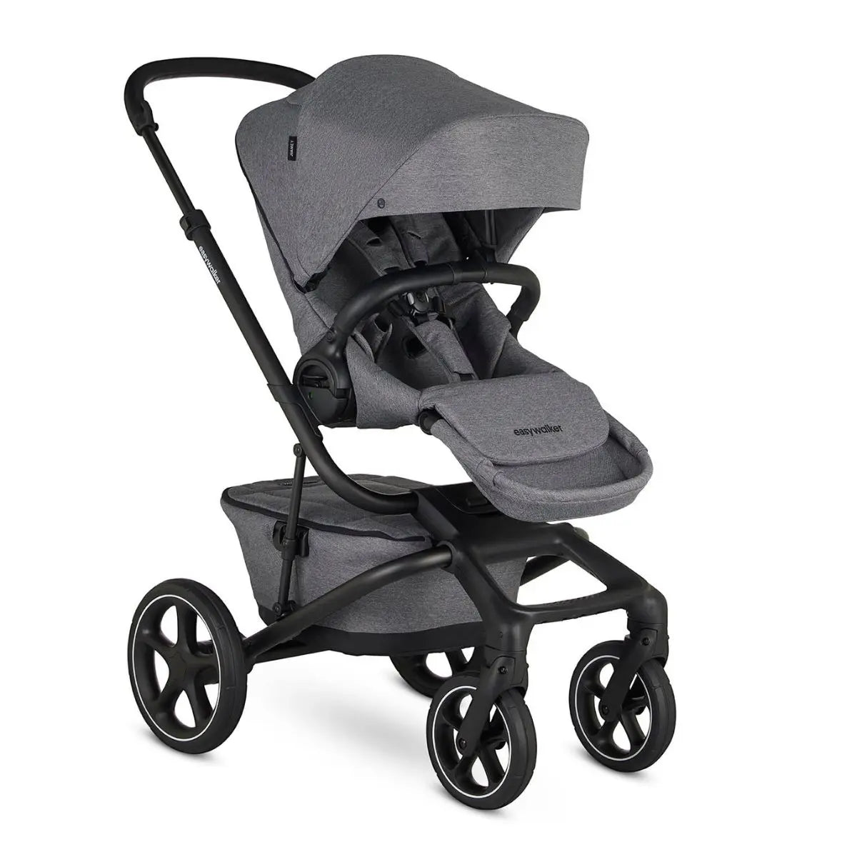 B-Ware Easywalker Kinderwagen Buggy Jimmey Iris Grey Kinderwagen Sitz Grau Einkaufskorb