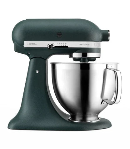 KitchenAid 4,8 L 5KSM185 Artisan Küchenmaschine Fleischliebhaber-Edition Fleischwolf Metall 5KSMMGA Gr. 8 und Spritzgebäckvorsatz