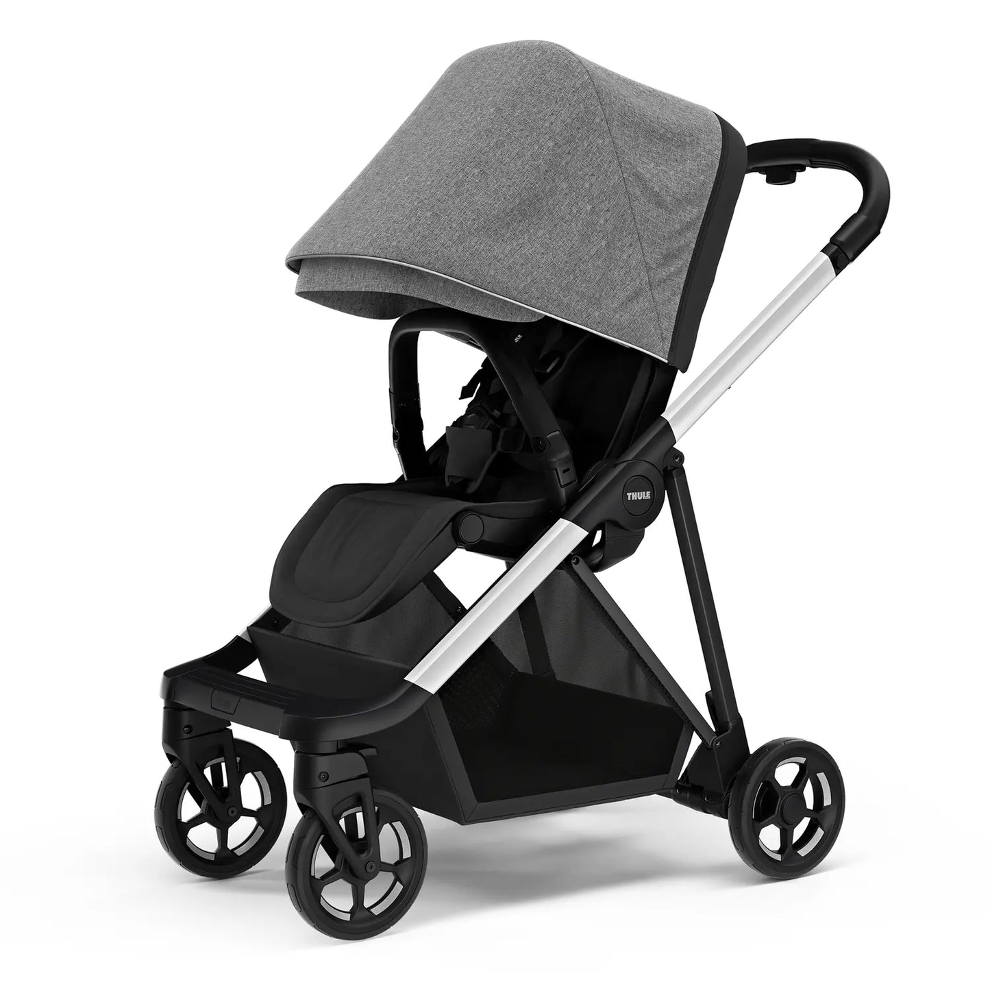 B-Ware Thule Sportwagen Buggy Shine Aluminium Grey Melange Reversible Sitzeinheit