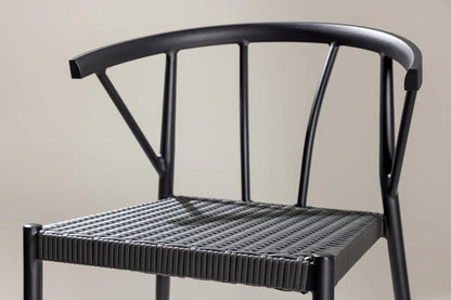 6er Set - Gartenstuhl Tina aus Rattan/Aluminium