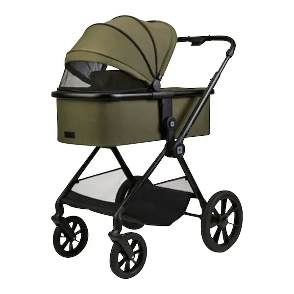 B-Ware Moon Clikk Kombikinderwagen Buggy Kinderwagen Moosgrün Melange Faltbar Leicht