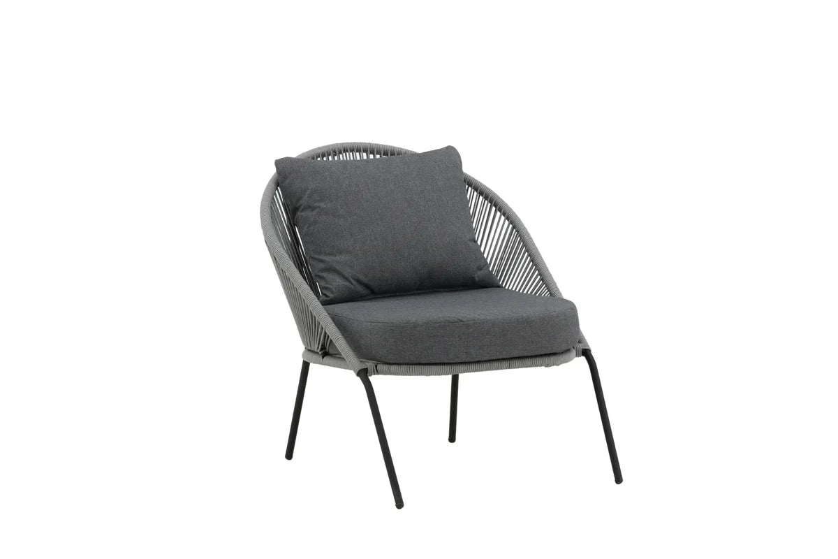 2er Set - Gartenstuhl Vintera aus Metall/Polyester
