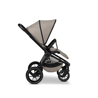 Moon Sport Onyx/Melange Sportwagen mit Liegefunktion, bis 22 kg, UV Schutz 50+, faltbar, großer Korb, Kollektion 2025
