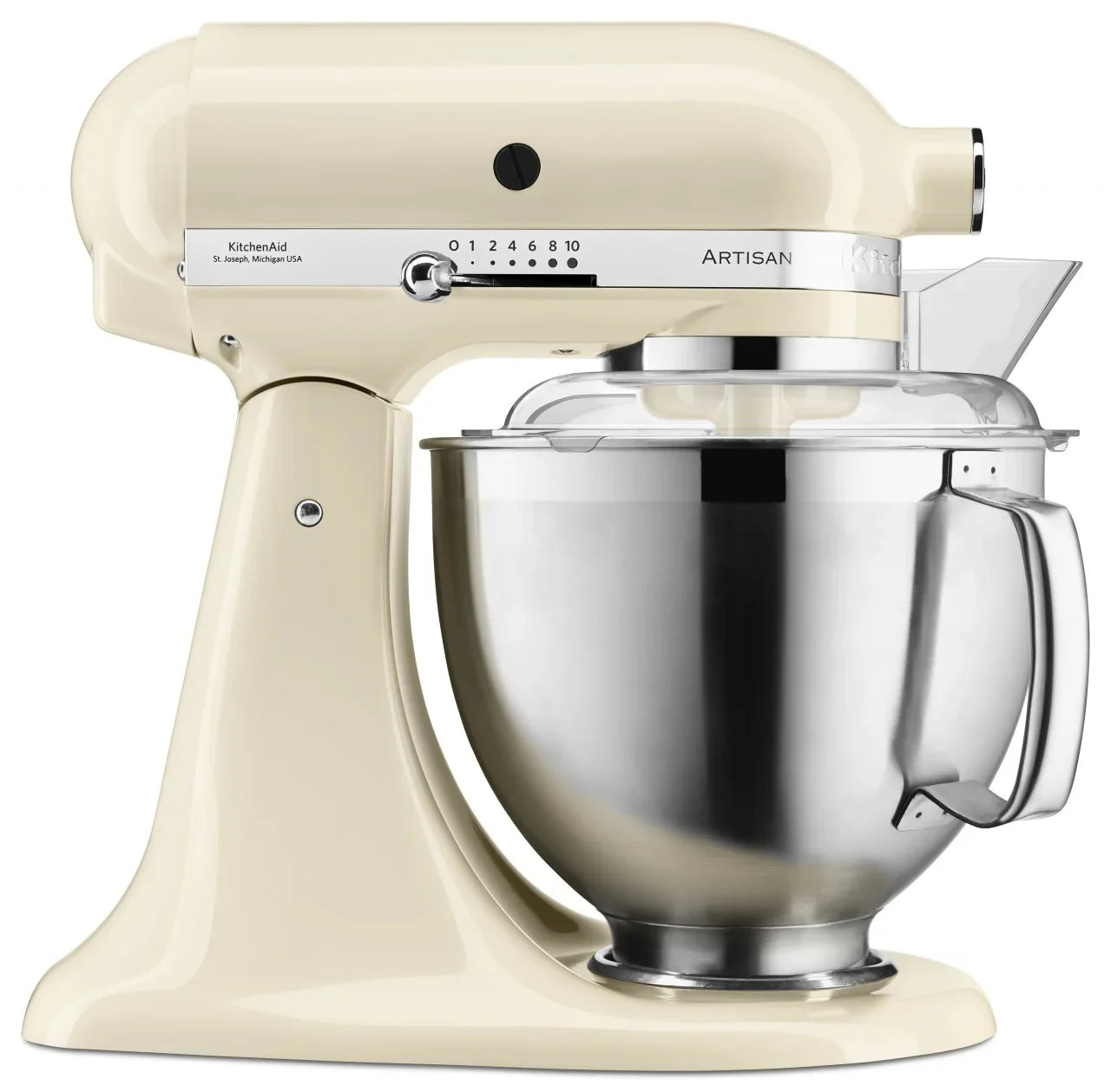 KitchenAid 4,8 L 5KSM185 Artisan Küchenmaschine Flexiset Artisan + Flexi-Rührer