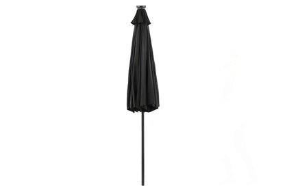 Sonnenschirm Lightning – Ø270 cm in wahlweise Schwarz oder Grau