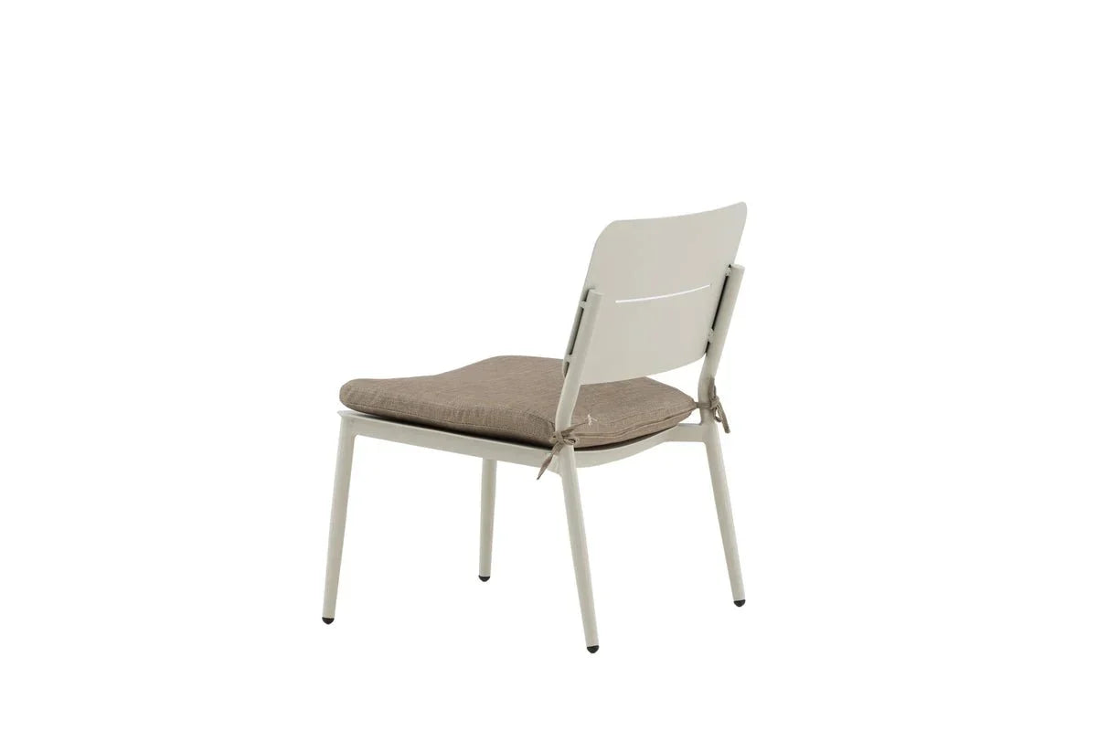 2er Set - Mara Gartenstuhl aus Metall/Polyester