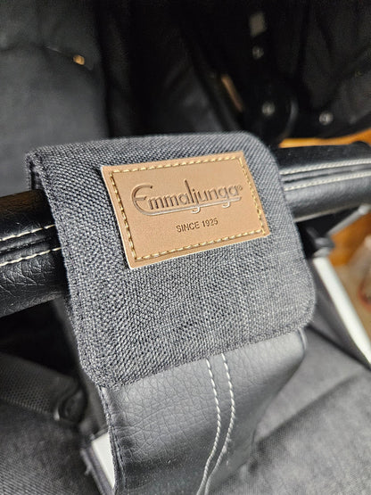 Emmaljunga - NXT90 Flat Outdoor Buggy Kinderwagen (Gestell und Sportsitz) - Schwarz in gutem Zustand