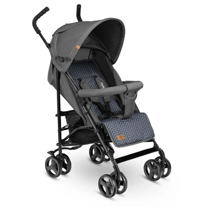LIONELO Elia Buggy Klein Zusammenklappbar Kinderwagen Bis 15 Kg, Rücken- Und Fußstützenverstellung, Hinterradbremse, Moskitonetz, Einkaufskorb