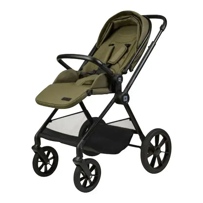 B-Ware Moon Clikk Kombikinderwagen Buggy Kinderwagen Moosgrün Melange Faltbar Leicht