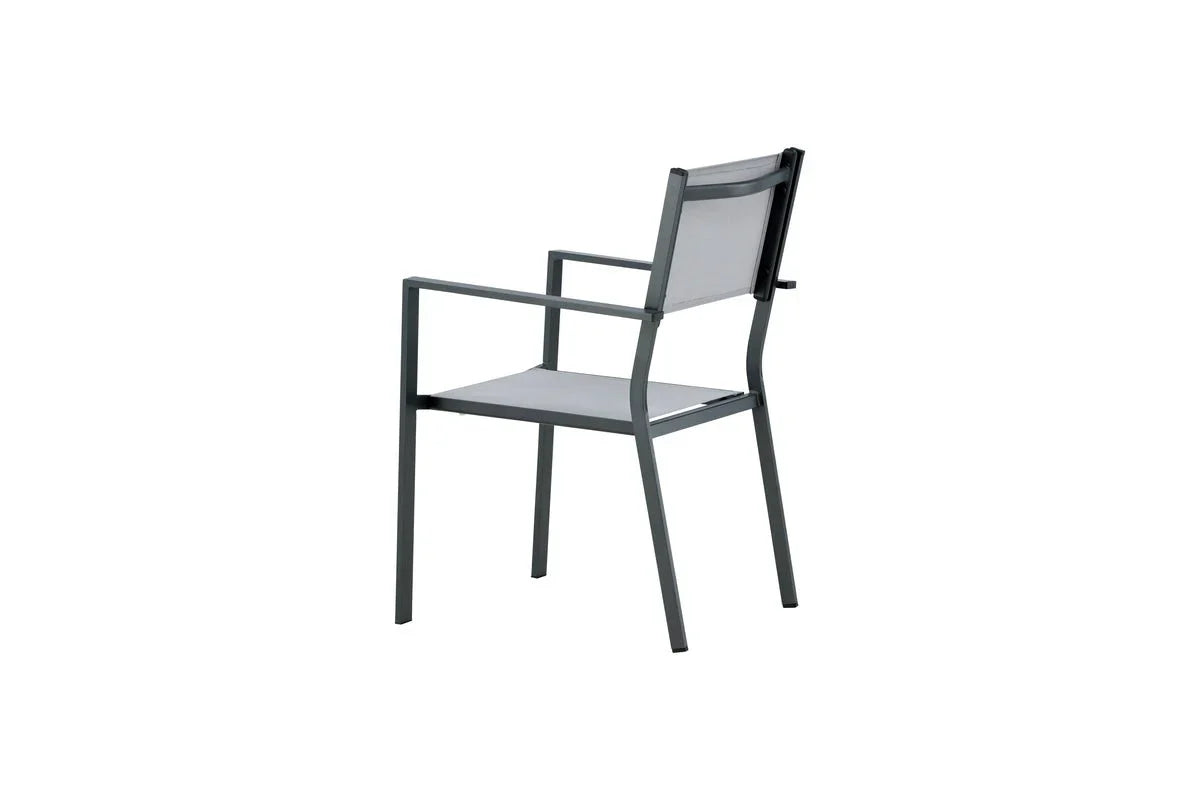 2er Set - Gartenstuhl Karibik aus Aluminium/Textilene