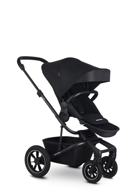 B-Ware Easywalker Harvey⁵ Air Kinderwagen Buggy Midnight Black Kombikinderwagen Verdeck