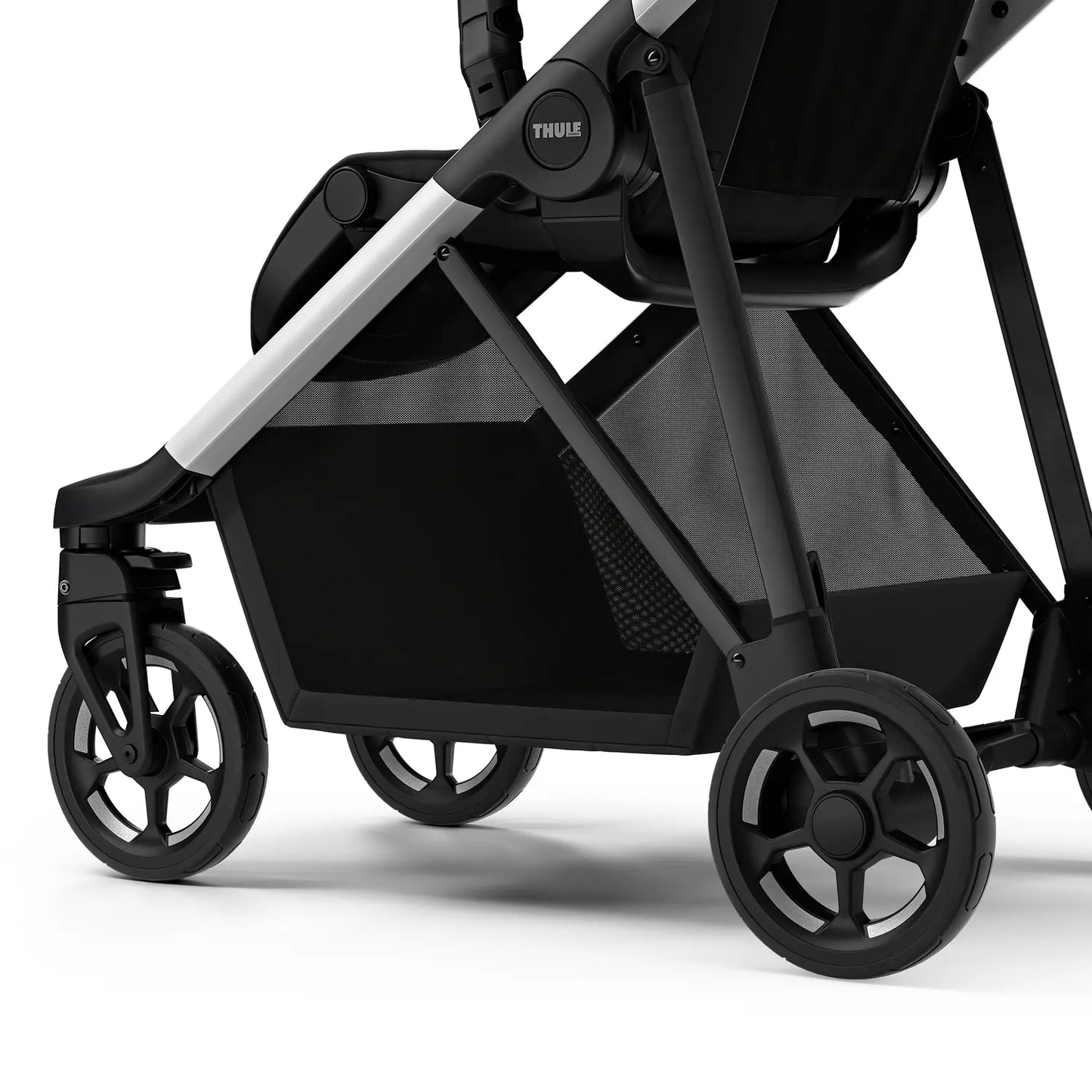 B-Ware Thule Sportwagen Buggy Shine Aluminium Grey Melange Reversible Sitzeinheit