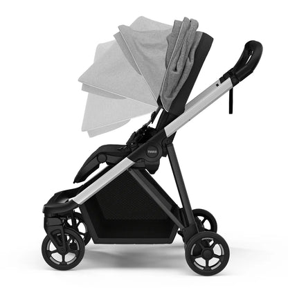 B-Ware Thule Sportwagen Buggy Shine Aluminium Grey Melange Reversible Sitzeinheit
