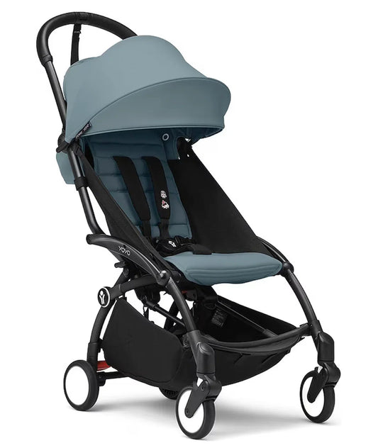 Stokke Buggy YOYO3 Black Frame + Stokke 2 (Babyzen) 6+ Textilset