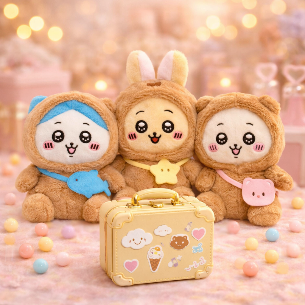 A-【Kawaii Lucky Scoop Koffer-Set】- 14"-Edition