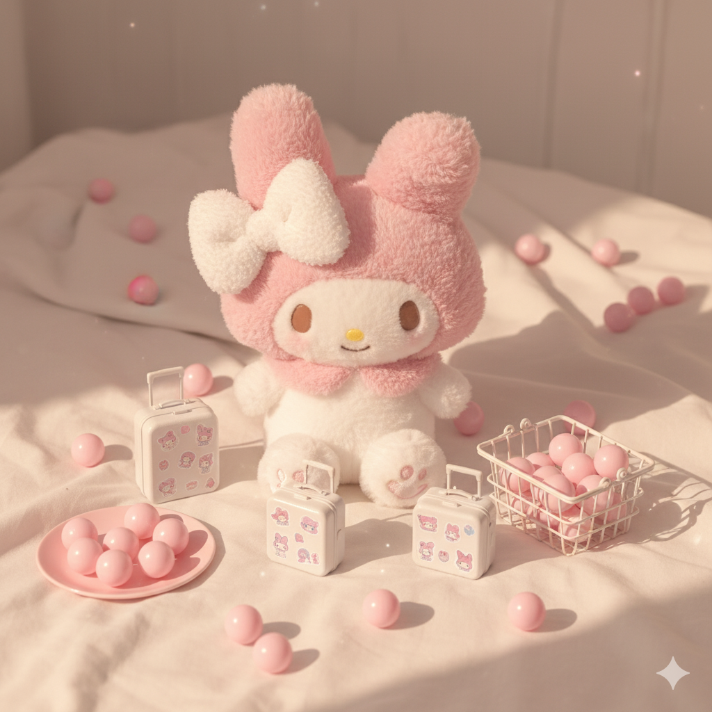 A-【Kawaii Lucky Scoop Koffer-Set】- 14"-Edition