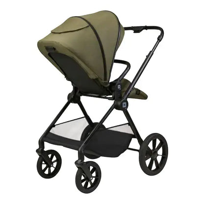B-Ware Moon Clikk Kombikinderwagen Buggy Kinderwagen Moosgrün Melange Faltbar Leicht