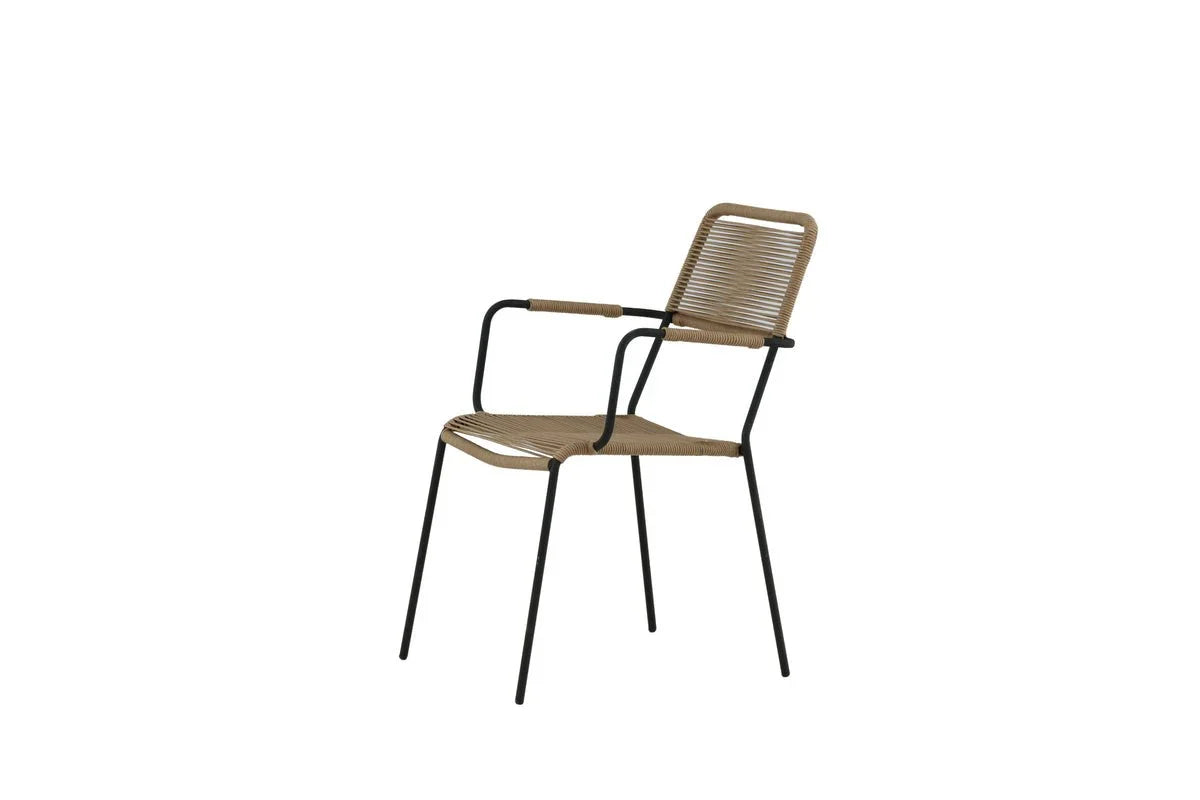2er Set - Gartenstuhl Marla aus Metall/Polyester