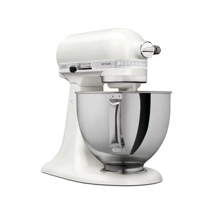 KitchenAid 4,8 L 5KSM175 Artisan Küchenmaschine Breadlover mit Messerschmidt Getreidemühlenvorsatz + Brotbackschüssel