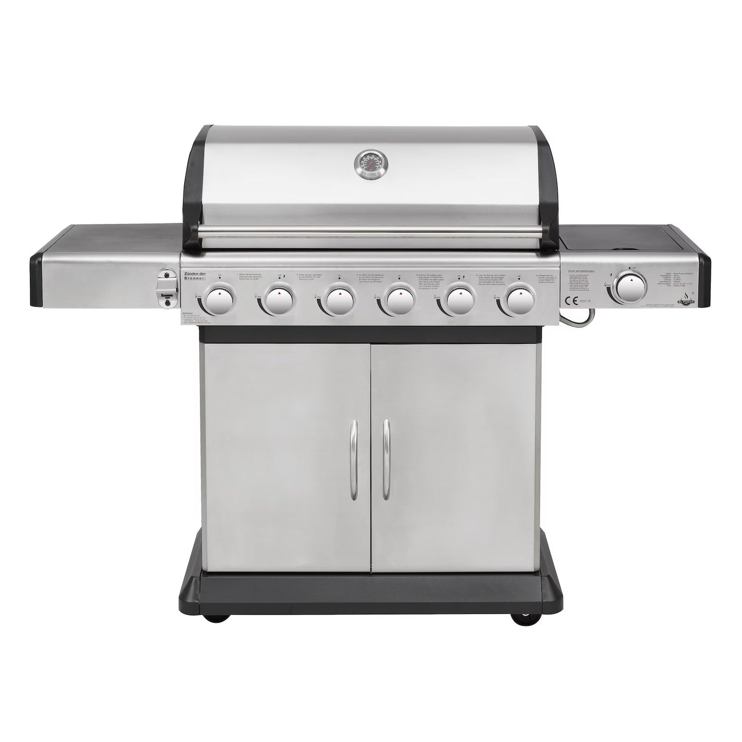 El Fuego Deluxe Edelstahl-Gasgrill
