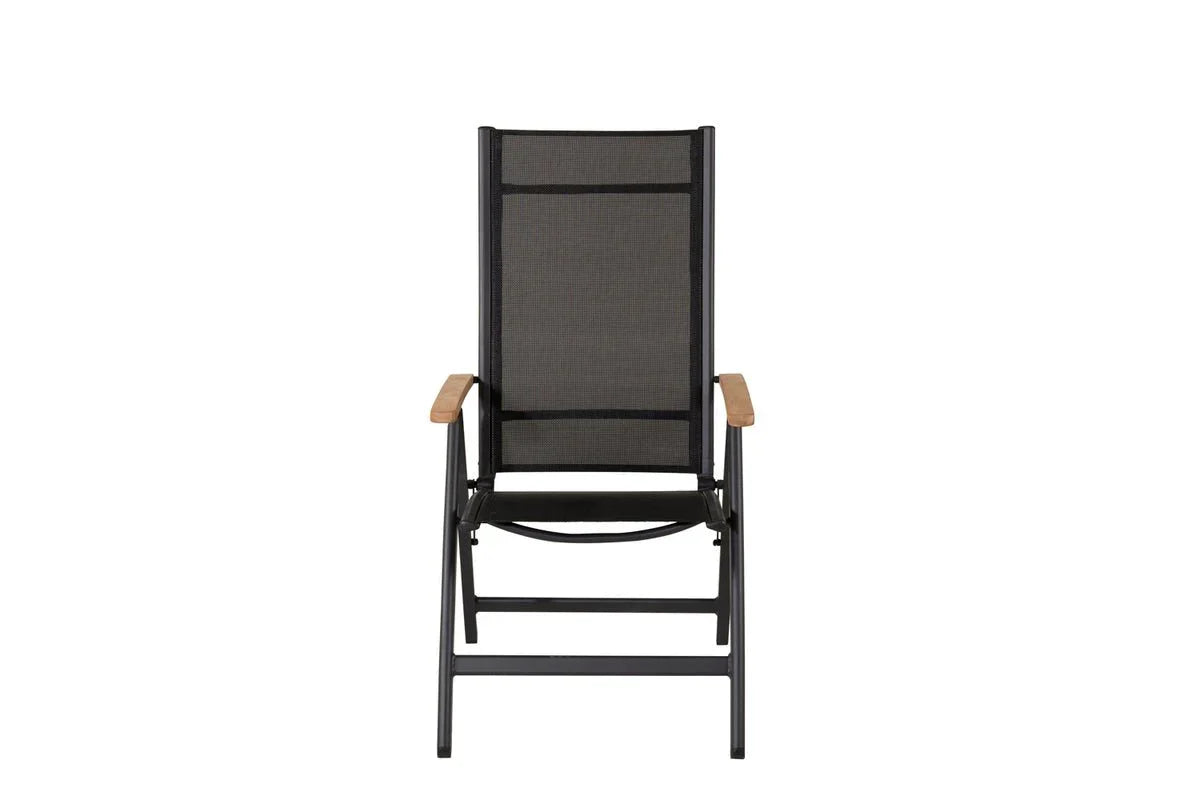 2er Set - Gartenstuhl GranCanaria aus Textilene/Aluminium in Schwarz, Weiß oder Beige