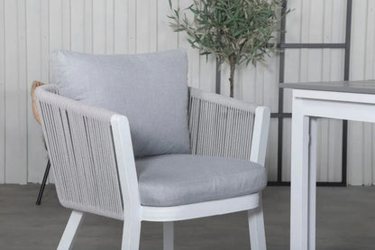 2er Set - Gartenstuhl Myria aus Metall/Polyester
