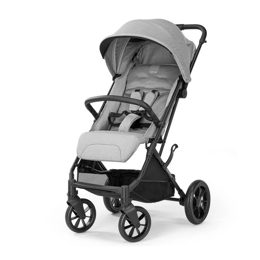 Inglesina Zenit Kinderwagen, Grau, Kompakt, bis 22 kg, gefederte Räder, breiter Sitz, Amazon Exklusiv
