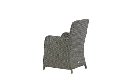 2er Set - Gartenstuhl London aus synthetischem Rattan