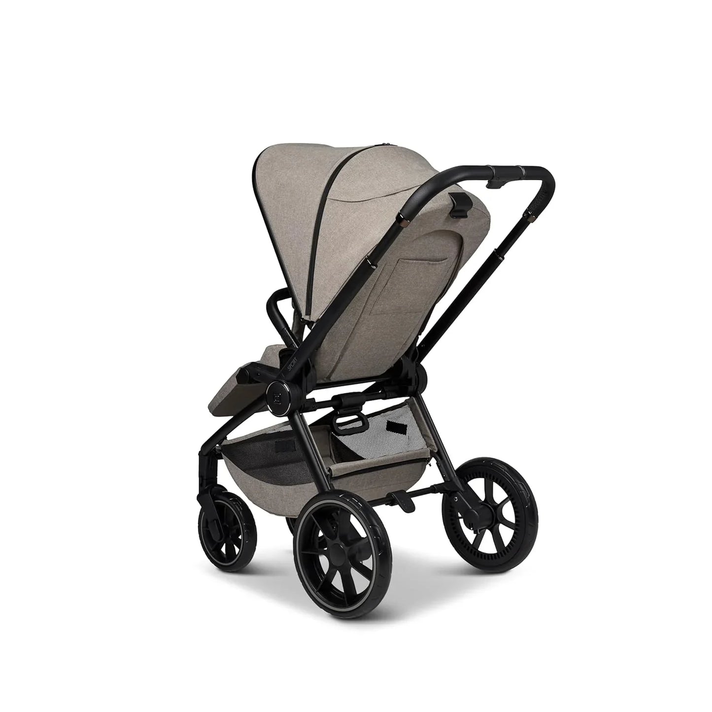 Moon Sport Onyx/Melange Sportwagen mit Liegefunktion, bis 22 kg, UV Schutz 50+, faltbar, großer Korb, Kollektion 2025