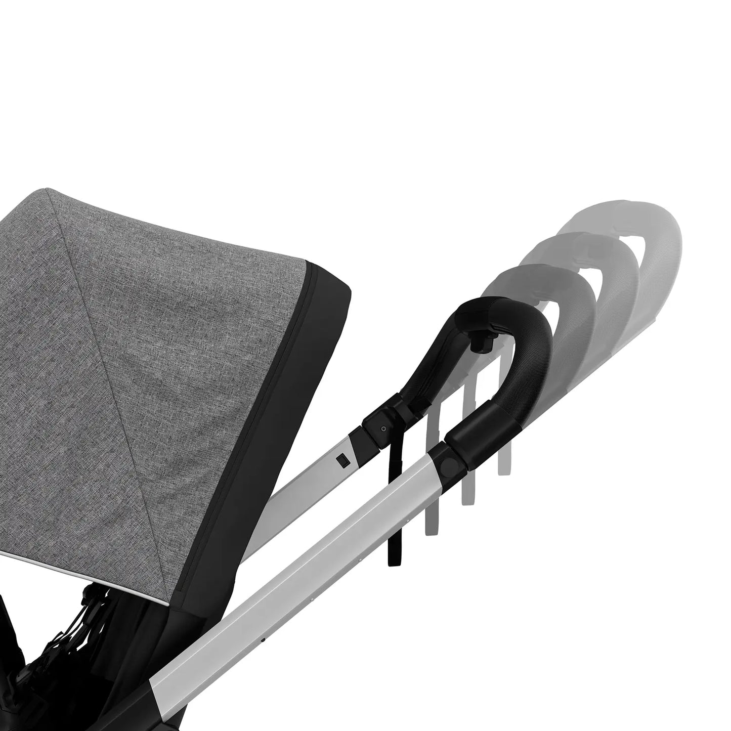 B-Ware Thule Sportwagen Buggy Shine Aluminium Grey Melange Reversible Sitzeinheit