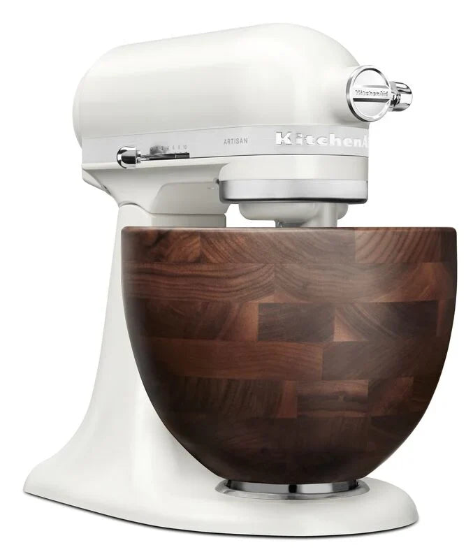 KitchenAid 4,7 L 5KSM156WBEPL Artisan Küchenmaschine mit Walnuss-Rührschüssel