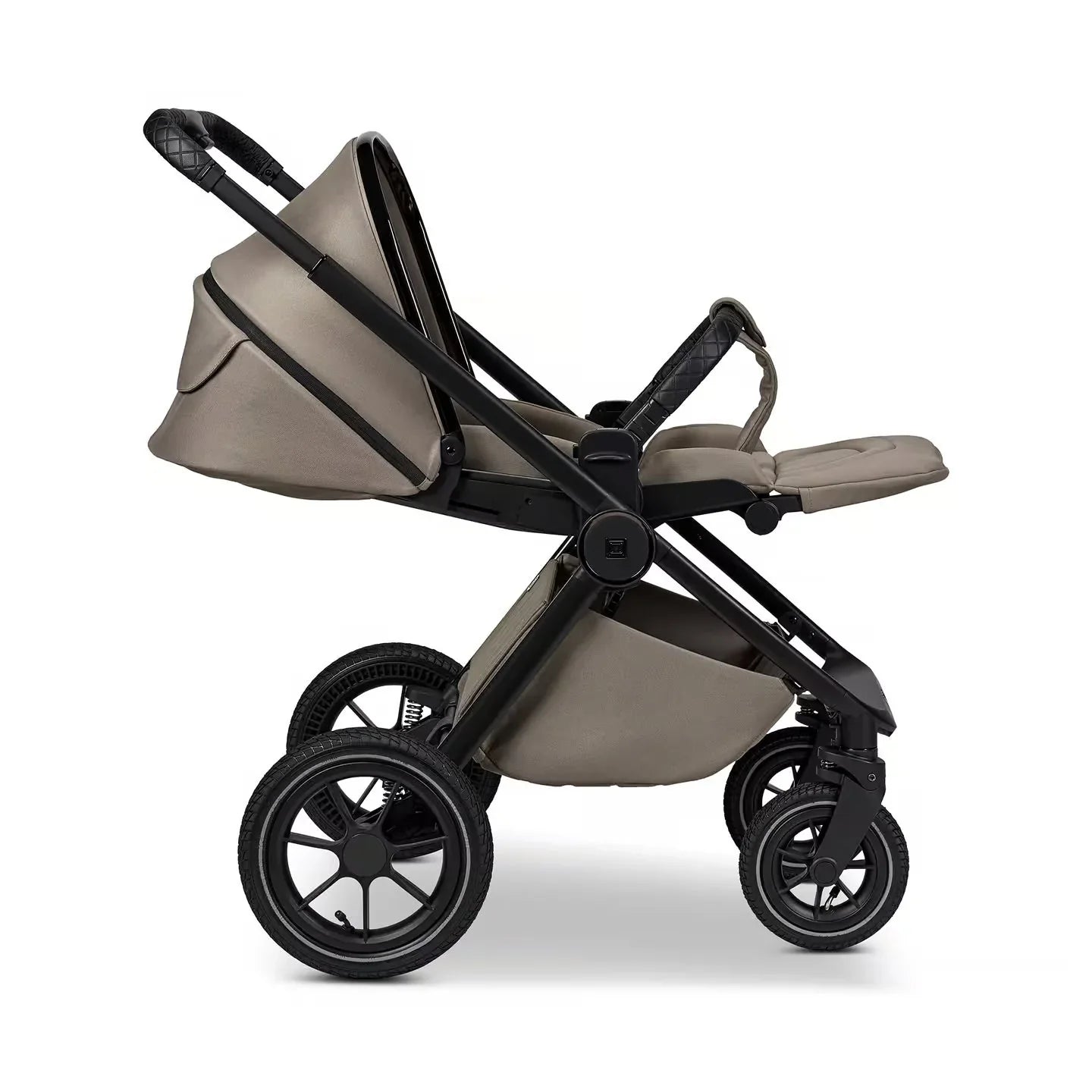Green Moon Kids Gio Edition Plus 722 mud 25 Kinderwagen Fachhandelsartikel mud/chrome