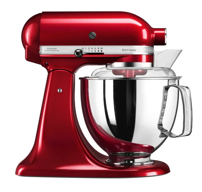 KitchenAid 4,8 L 5KSM175 Artisan Küchenmaschine Meatlover mit Ganzmetall-Fleischwolf und Spritzgebäckvorsatz