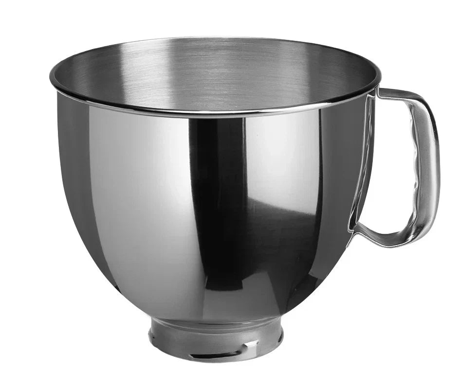 KitchenAid 4,3 L 5K45SS Classic Küchenmaschine Set 3 Gemüseschneider+Spritzschutz+Flexi-Rührer