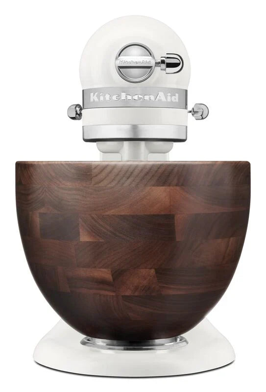 KitchenAid 4,7 L 5KSM156WBEPL Artisan Küchenmaschine mit Walnuss-Rührschüssel