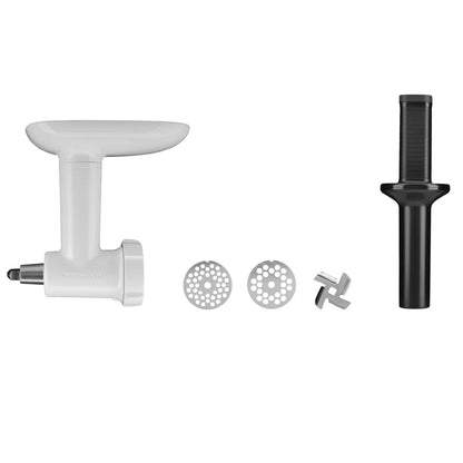 KitchenAid 4,3 L 5K45SS Classic Küchenmaschine Set 4 Fleischwolf+Spritzgebäckvorsatz+Schüssel+Spritzschutz
